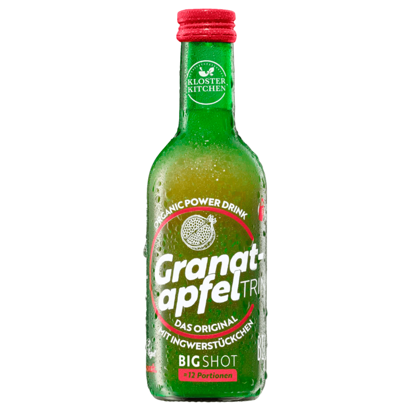 Kloster Kitchen Bio Granatapfel Trink Big Shot 0,25l